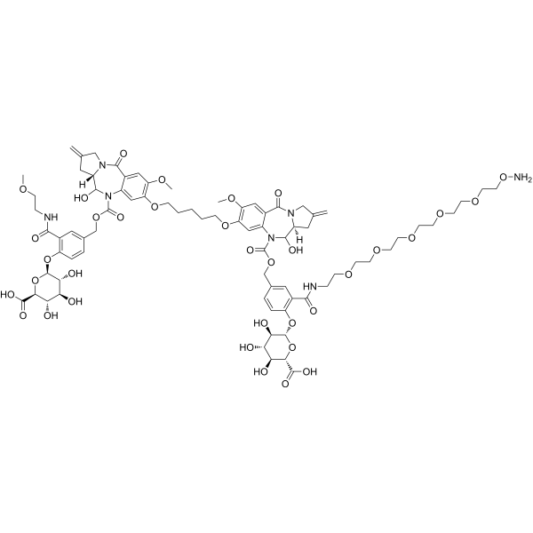 β-Glucuronide-dPBD-PEG5-NH2 2246363-68-6